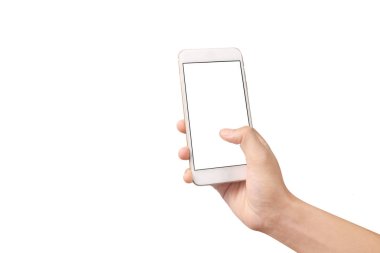 Cep telefonlarını, akıllı telefon cihazlarını ve dokunmatik ekranlı technolo'u tutun