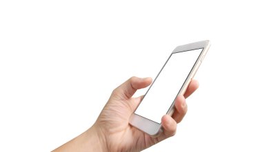 Cep telefonlarını, akıllı telefon cihazlarını ve dokunmatik ekranlı technolo'u tutun