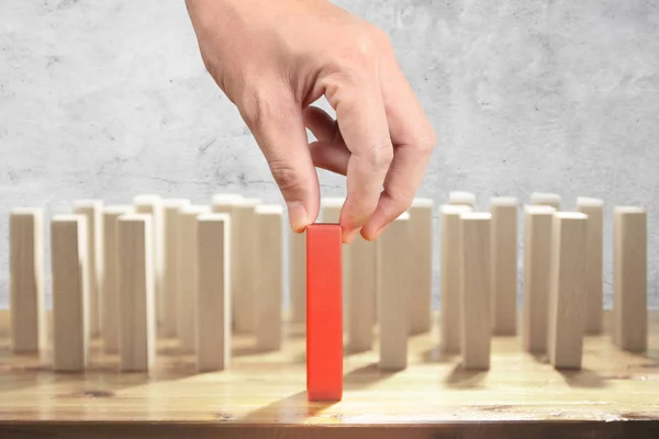 Stop the Domino effect by yourself. Stop working by unique