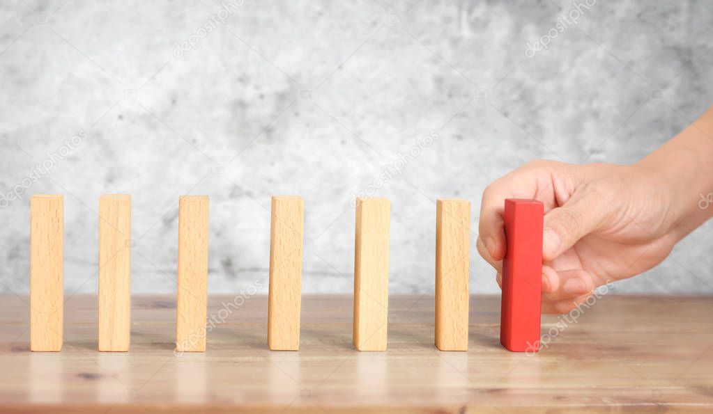 Stop the Domino effect by yourself. Stop working by unique
