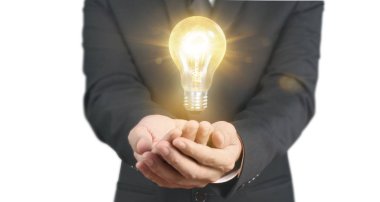 Işıklı ampul tutma eli, yenilik ilham c