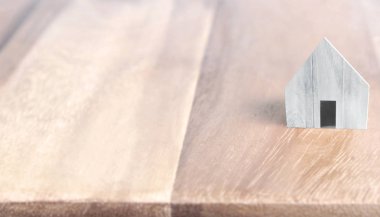 Ahşap Ev Modeli, ahşap alanda. Evim, Gerçek Ev