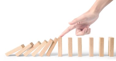 El domino etkisi durdurma benzersiz tarafından durduruldu