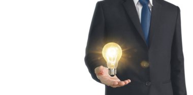 Işıklı ampul tutma eli, yenilik ilham c