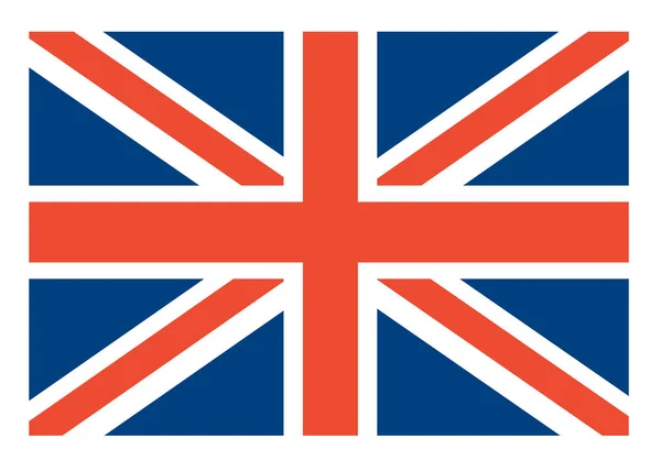 Britse Vlag Vectorafbeelding Van Britse Vlag — Stockvector