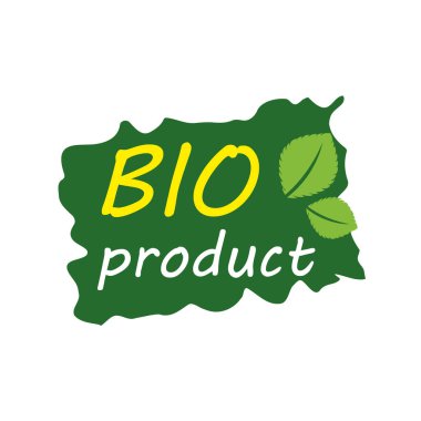 Doğal ürünler için uygun. Vektör lable EPS 10