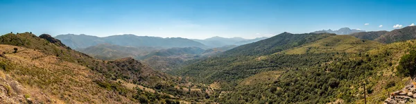 Panoramablick Über Die Hügel Und Berge Der Balagne Region Korsika — Stockfoto