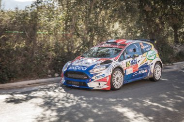 A. Fourmaux ve R. Jamoul rekabet 2019 Wrc tur de Corse