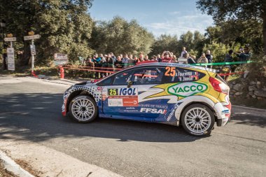 A. Fourmaux ve R. Jamoul rekabet 2019 Wrc tur de Corse