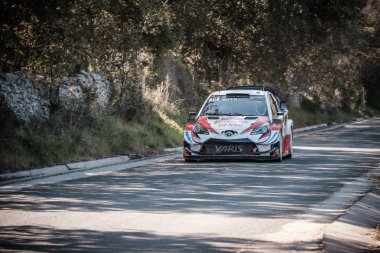 J.M. Latvala & M. Antilla 2019 WRC Tour de Corse 'de yarışıyor