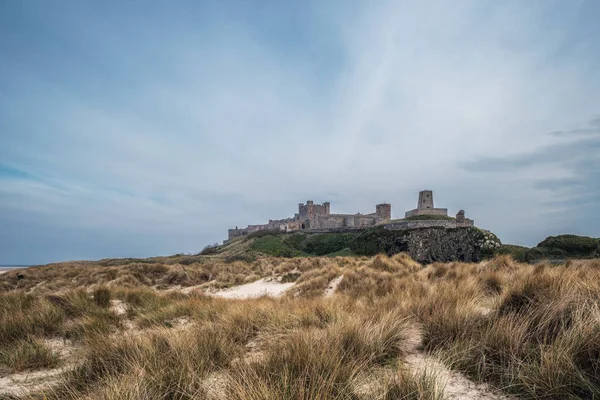 Hrad Bamburgh v Northumberlamd England — Stock fotografie