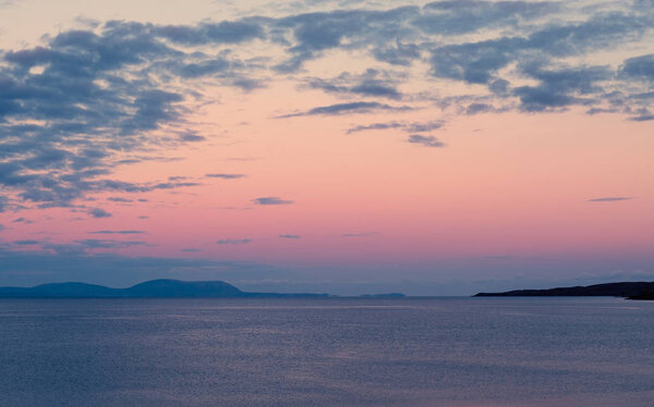 Sunrise at Gairloch in  Highlands of Scotland