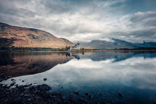 Kilchurn Castle on Loch Awe in Scotland