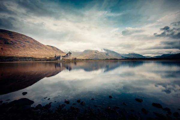 Замок Килхерн на острове Уэйв в Шотландии — стоковое фото
