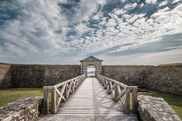 Wejście do Charles Fort w Irlandii — Zdjęcie stockowe