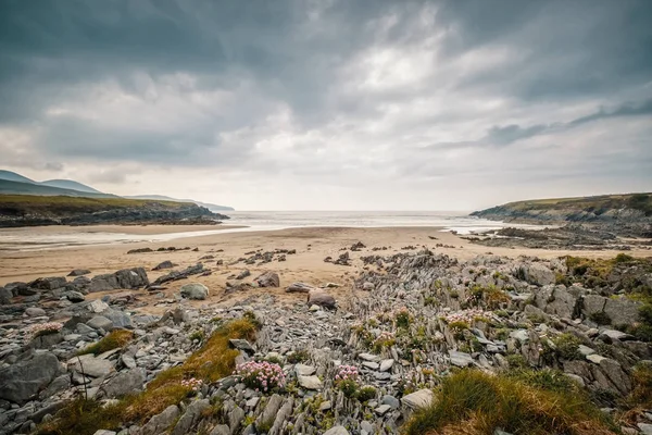 Zatoka St Finian's na pierścieniu Skellig w Irlandii — Zdjęcie stockowe