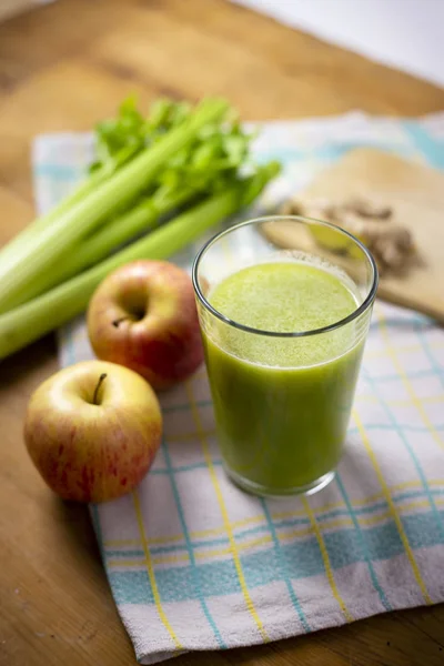 Sellerie Frischer Grüner Saft — Stockfoto