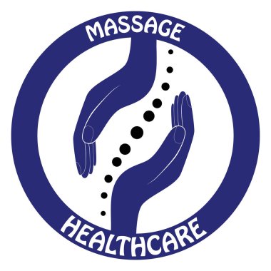 Chiropractic logo el tasarım. Omurga logo şablonu. Omurilik sembolü - vektör