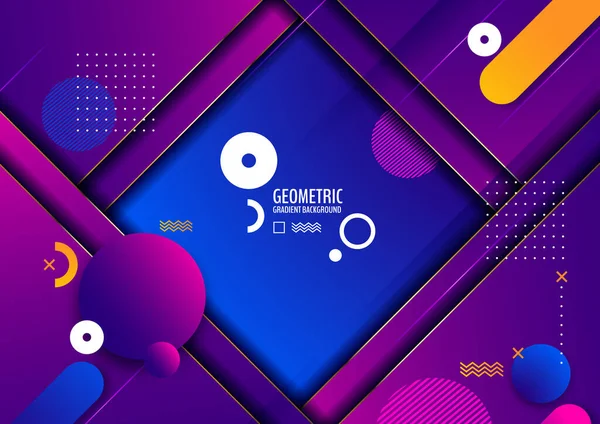 Geometric Abstract Background Modern Design — Stock Vector
