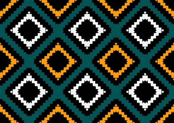 Navajo Nahtloses Muster Abstrakter Geometrischer Hintergrund — Stockvektor