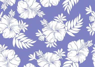 hibiscus hawaii kusursuz desen, moda geçmişi.