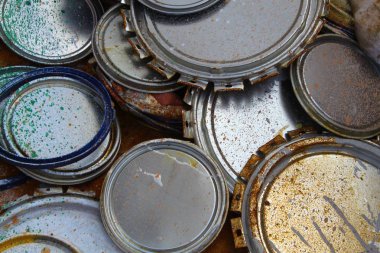 kullanılan boya teneke kapak