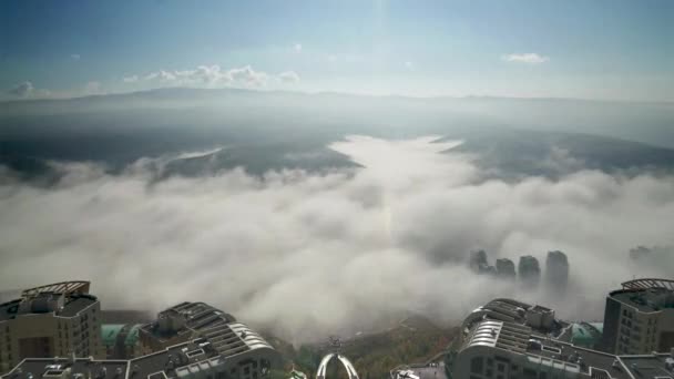 Sinema 7680X4320 Aerial View Drone Şehir Daireleri Özgürlük Özgürlükleri Ferah — Stok video