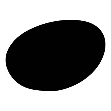 İzole kaya ve taş silueti. Beyaz arkaplandaki izole nesneler. Elle çizilmiş siluet oyunu, uygulama, afiş, yüzme havuzu, baskı ve çocuklar.