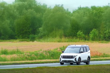 Modern hatchback style MPV car for family transport