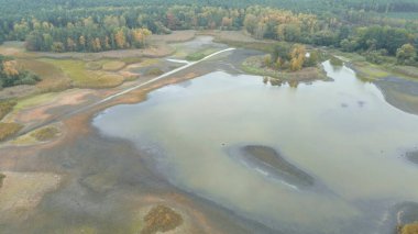 Göl perspektifinden küçülme