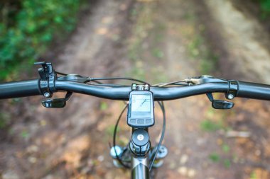 GPS ile dağ bisikleti perspektifi