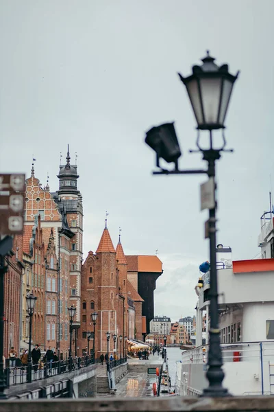 Blick auf eine Straße in der Stadt — Stockfoto
