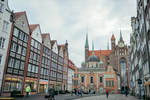 Blick auf eine Straße in der Stadt — Stockfoto