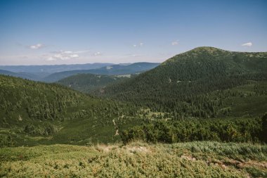 Dağın yamacında bir işaret.