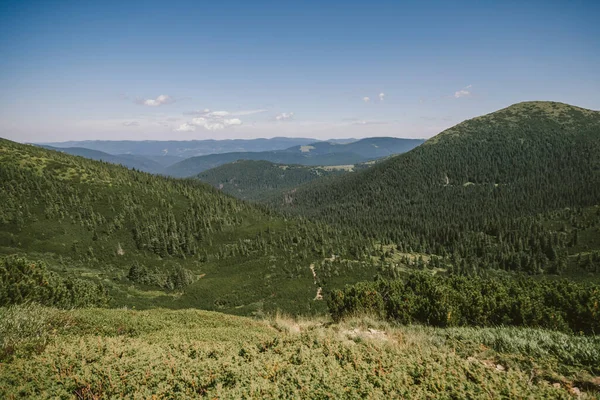 Een bord op de kant van een berg — Stockfoto