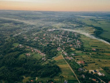 Bir şehir manzarası