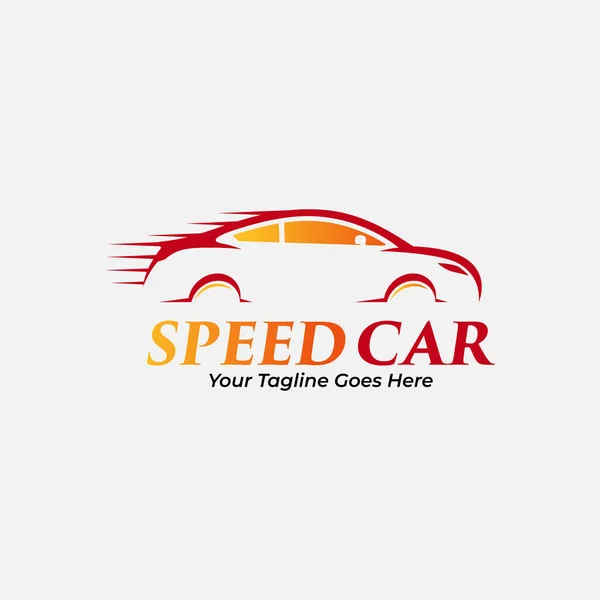 Automotivo Carro Velocidade Logo Vector Ilustração Para Negócios Empresa — Vetor de Stock