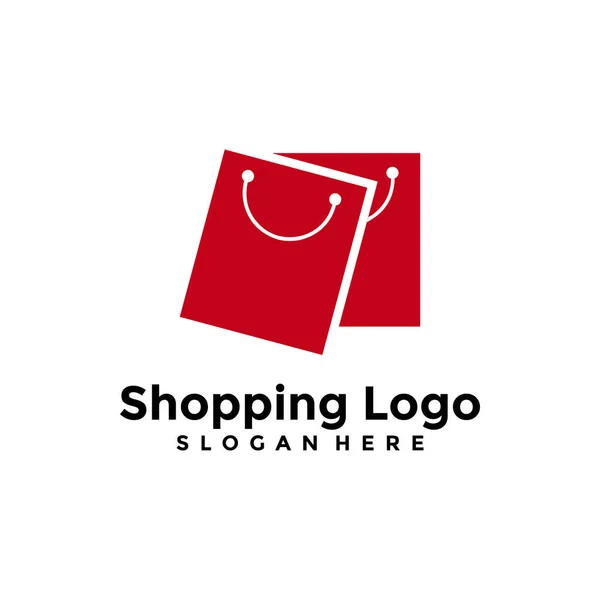 Logo Compras Vector Plantilla Para Negocio Tienda Online Logo — Vector de stock