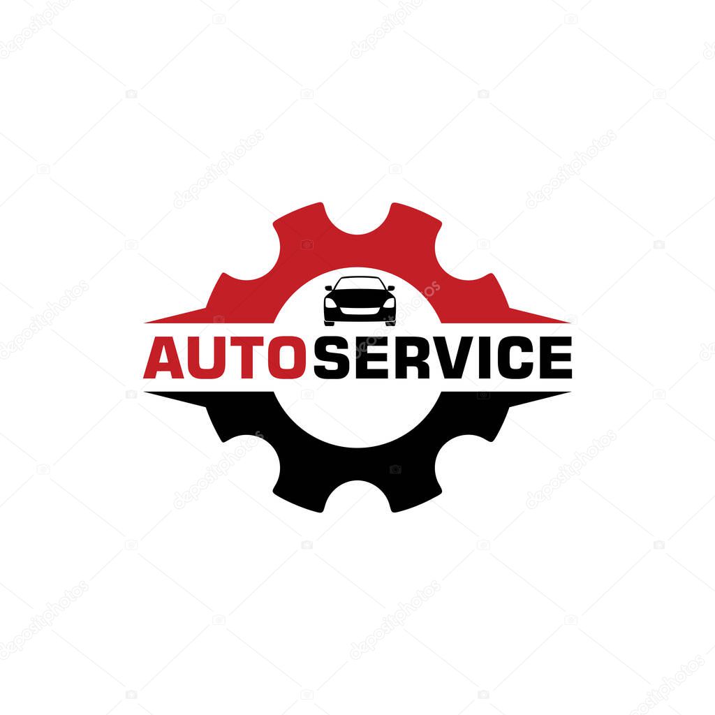 Car and car auto service logo vector for business and company