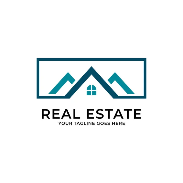 Building Logo Real Estate Logo Icon Vector Template — Stock Vector