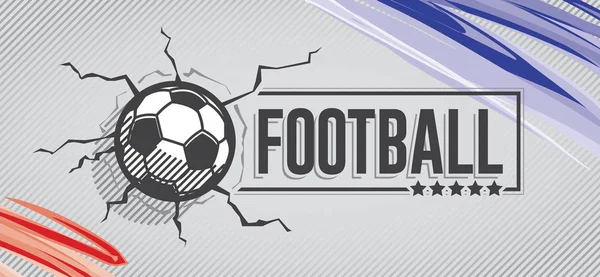 Futbol simgesi ve grunge, suluboya arka plan