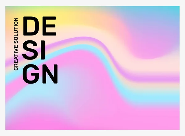 ベクトル創造的な虹抽象イラスト フレーム。Busin — ストックベクタ