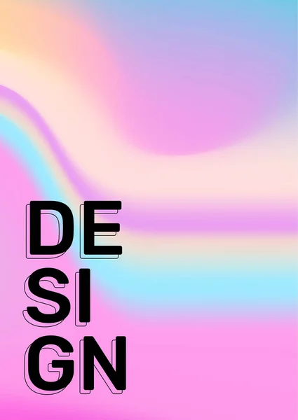 Vector creativo arco iris color línea vertical gradiente ilustración — Archivo Imágenes Vectoriales