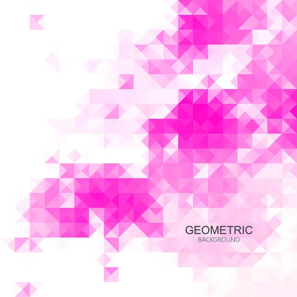 Pink Grid Mosaic Background, Creative Design Templates — Stock Vector