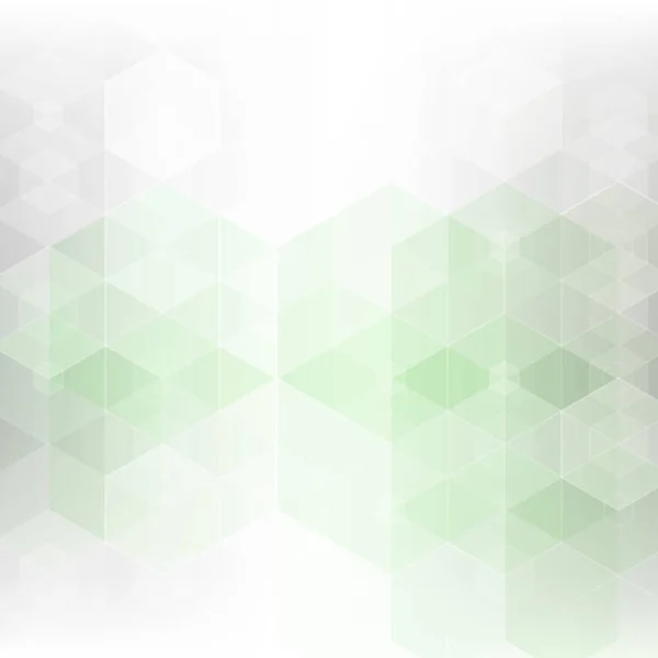 Vector Fondo Geométrico Abstracto Diseño Folleto Plantilla Forma Hexágono Verde — Vector de stock