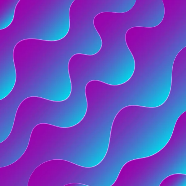 Fondo abstracto vector azul. Composición con forma de fluido, ondas punteadas  . — Vector de stock