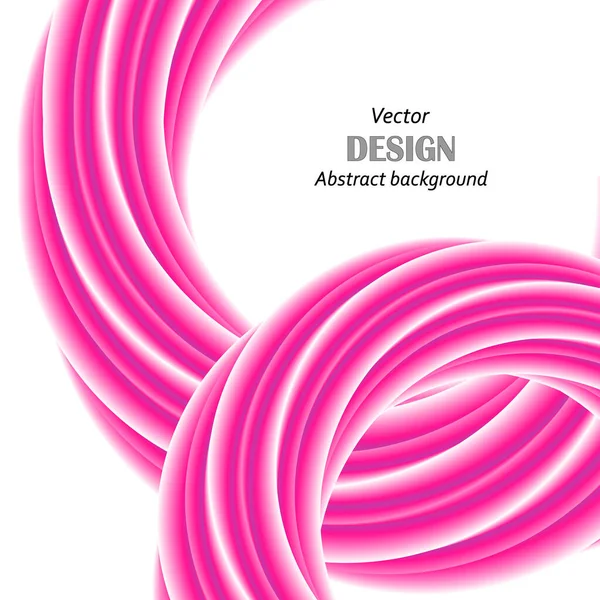 Abstrakter Hintergrund, pinkfarbener Strom moderner Relief-Welle. — Stockvektor