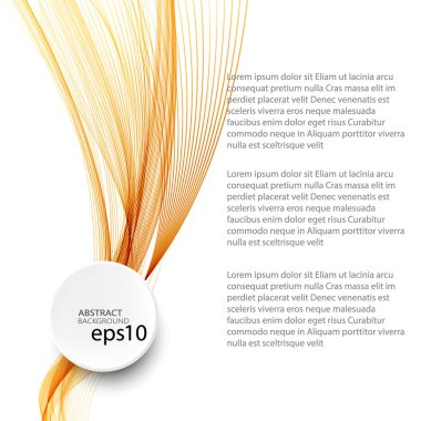 Soyut arkaplan, şeffaf dikey turuncu dalga tasarımı.