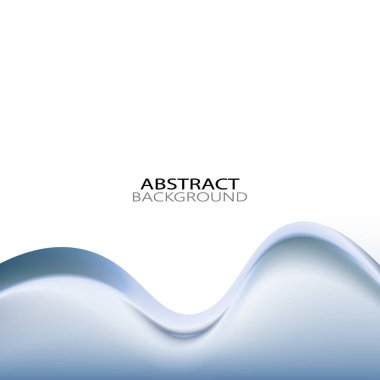 Soyut arkaplan eps10 üzerinde yatay mavi su dalgası