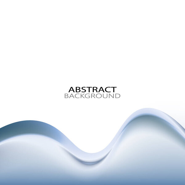 Горизонтальная синяя волна воды на абстрактном фоне eps10